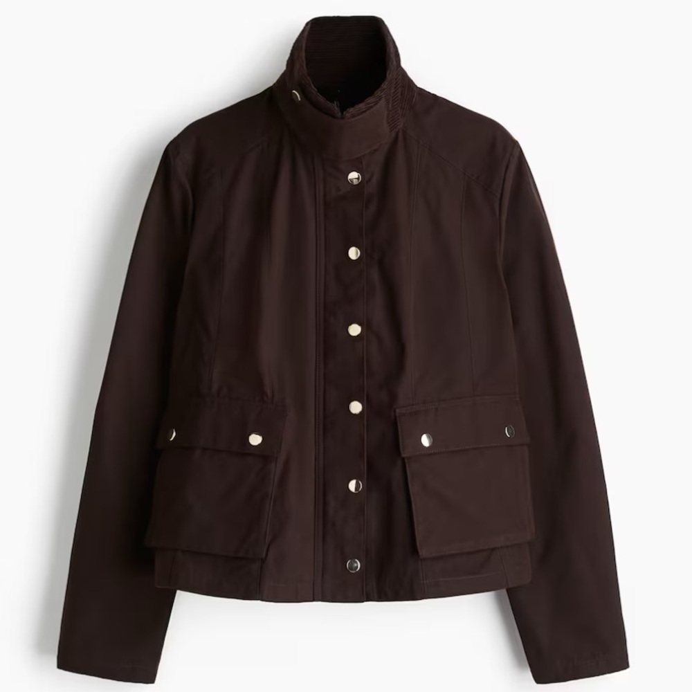 H&M Chocolate Utility Jacket